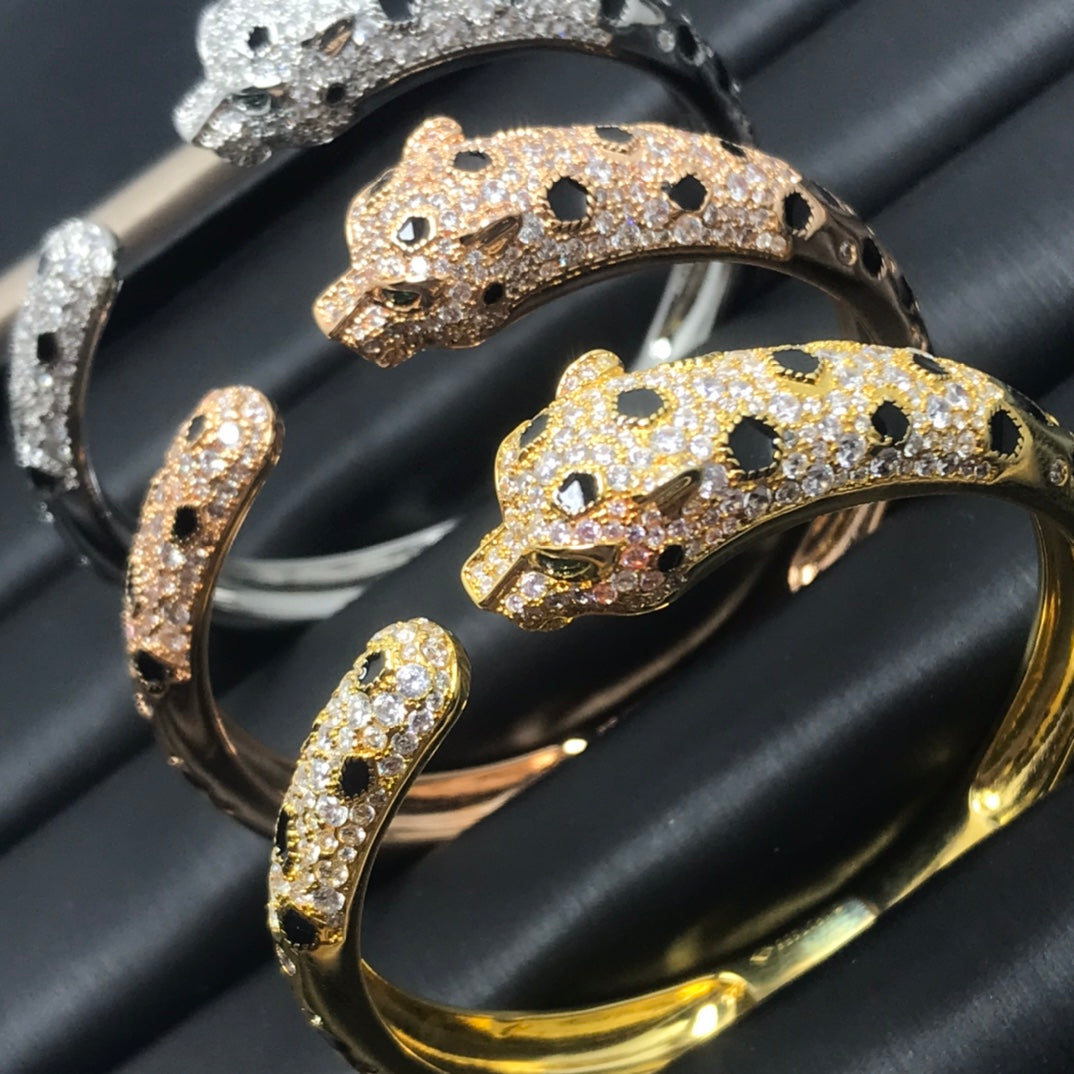 [⭐Novea]PANTHERE BIG BRACELET DIAMONDS