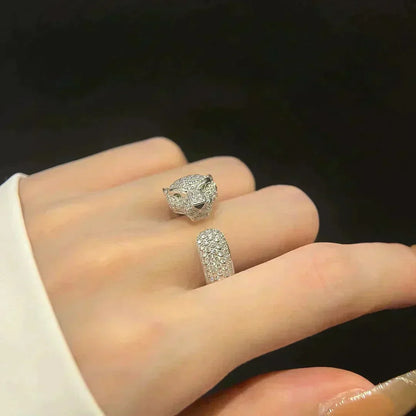 [⭐Novea]PANTHERE 5.5MM ALL DIAMOND RING