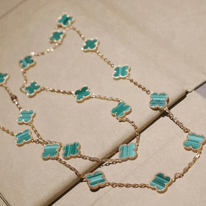 [⭐Novea]CLOVER 20 MOTIFS MALACHITE GOLD