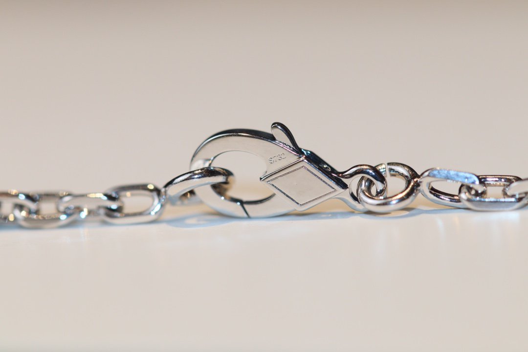 [⭐Novea]CLOVER 20 MOTIFS ONYX DIAMOND SILVER