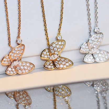 [⭐Novea]BUTTERFLY DIAMOND NECKLACE