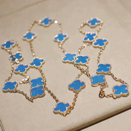 [⭐Novea]CLOVER 20 MOTIFS TURQUOISE GOLD