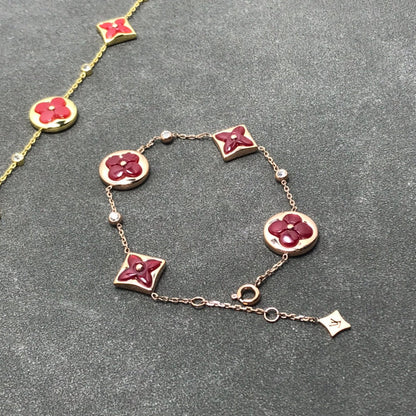 [⭐Novea]STAR AND SUN CARNELIAN 4 MOTIFS 3 DIAMONDS