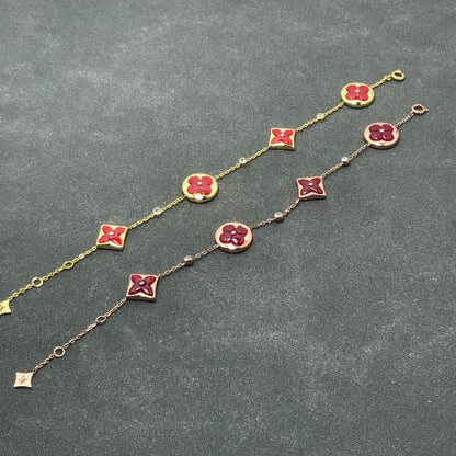 [⭐Novea]STAR AND SUN CARNELIAN 4 MOTIFS 3 DIAMONDS