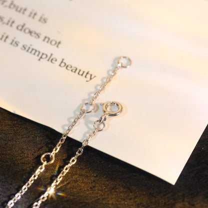 [⭐Novea]SUN MOTIF PINK MOP SILVER BRACELET