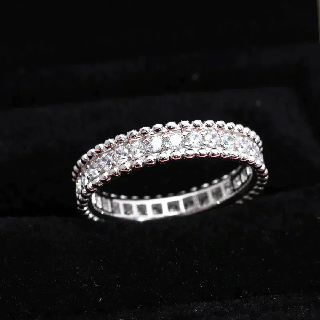 [⭐Novea]PERLEE DIAMOND SILVER RING