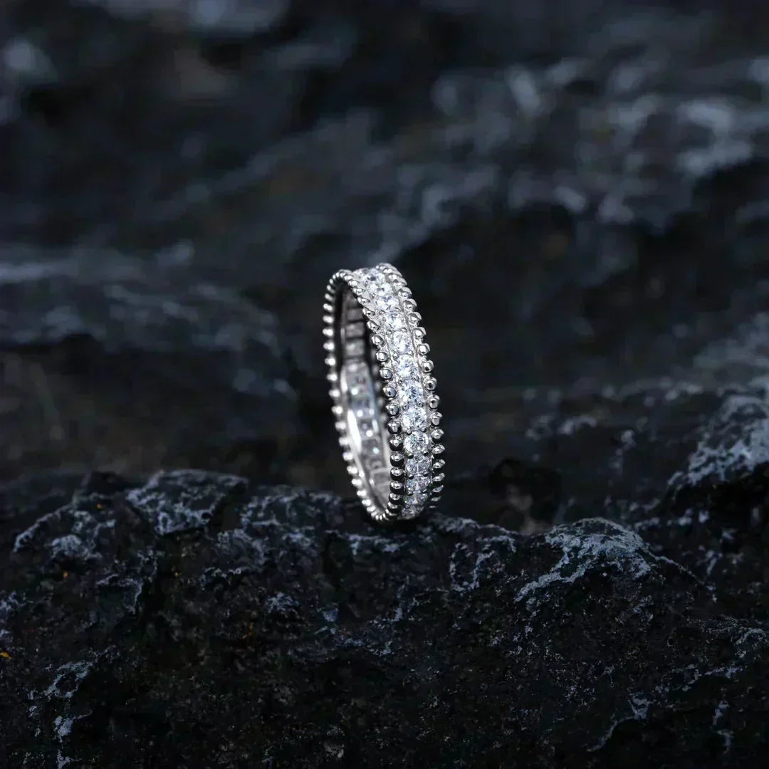 [⭐Novea]PERLEE DIAMOND SILVER RING