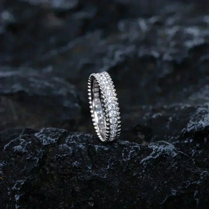 [⭐Novea]PERLEE DIAMOND SILVER RING
