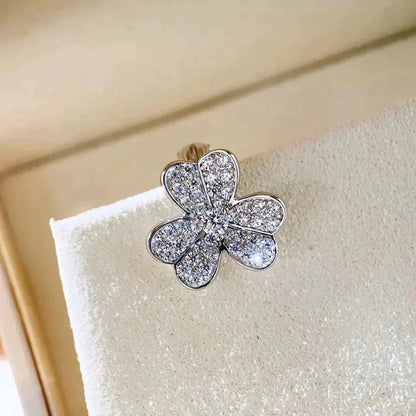 [⭐Novea]CLOVER COMOS DIAMOND EARRINGS SILVER