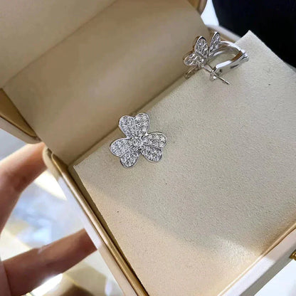 [⭐Novea]CLOVER COMOS DIAMOND EARRINGS SILVER