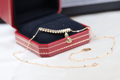 [⭐Novea]CLASH PINK GOLD NECKLACE