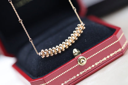 [⭐Novea]CLASH PINK GOLD NECKLACE