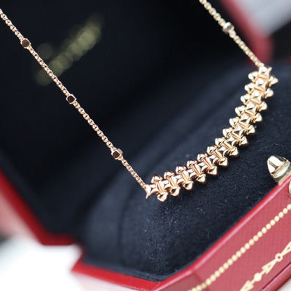 [⭐Novea]CLASH PINK GOLD NECKLACE