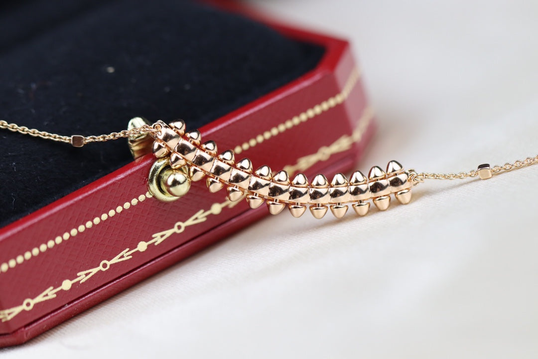 [⭐Novea]CLASH PINK GOLD NECKLACE