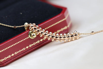 [⭐Novea]CLASH PINK GOLD NECKLACE