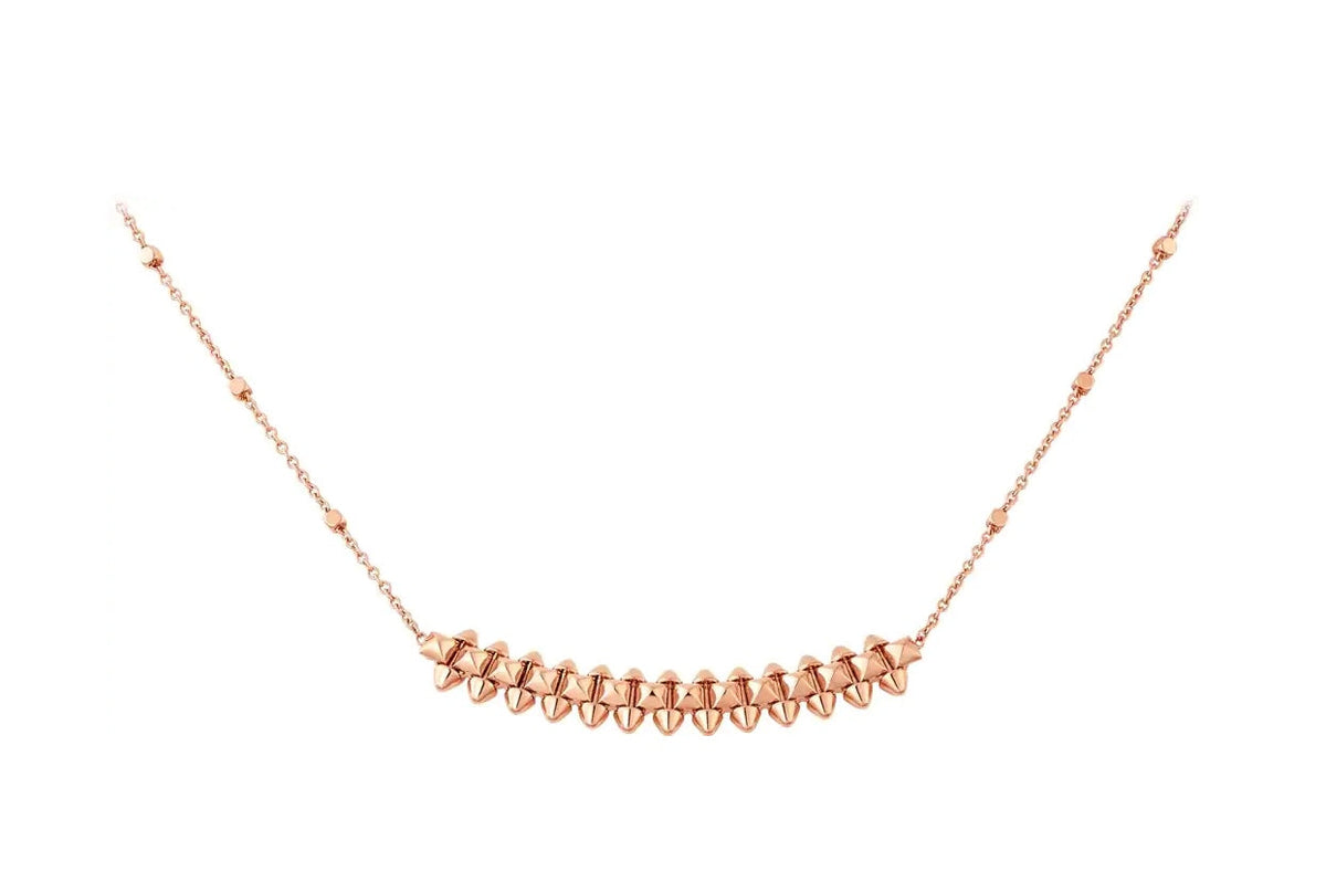 [⭐Novea]CLASH PINK GOLD NECKLACE