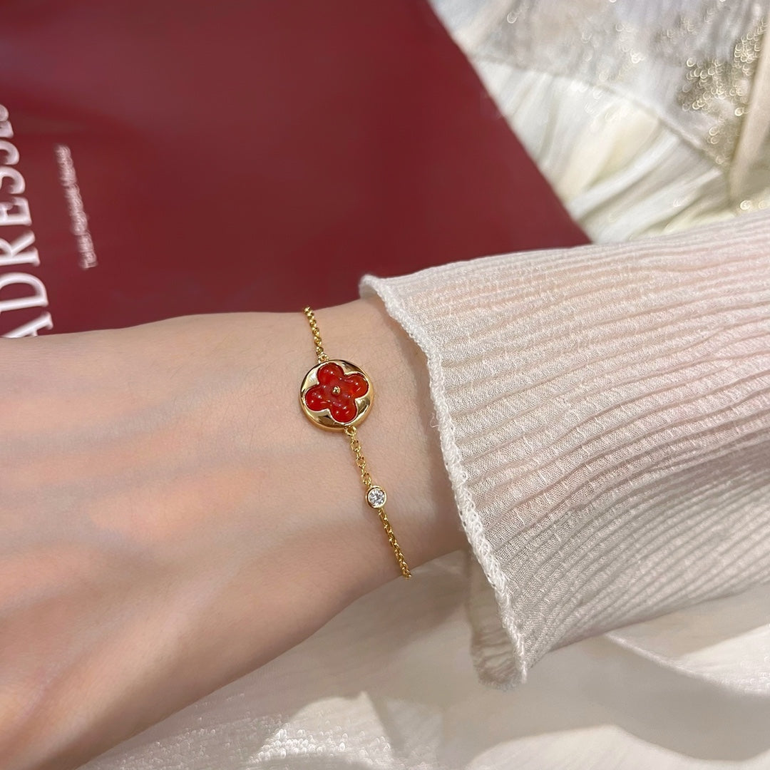 [⭐Novea]SUN PEDANT CARNELIAN BRACELET