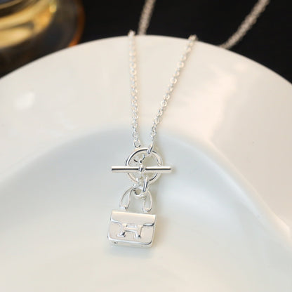[⭐Novea]POP H PEDANT SILVER NECKLACE
