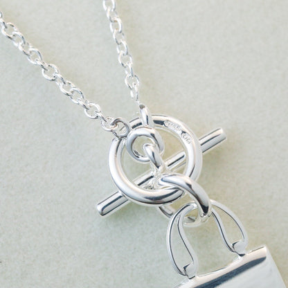 [⭐Novea]POP H PEDANT SILVER NECKLACE