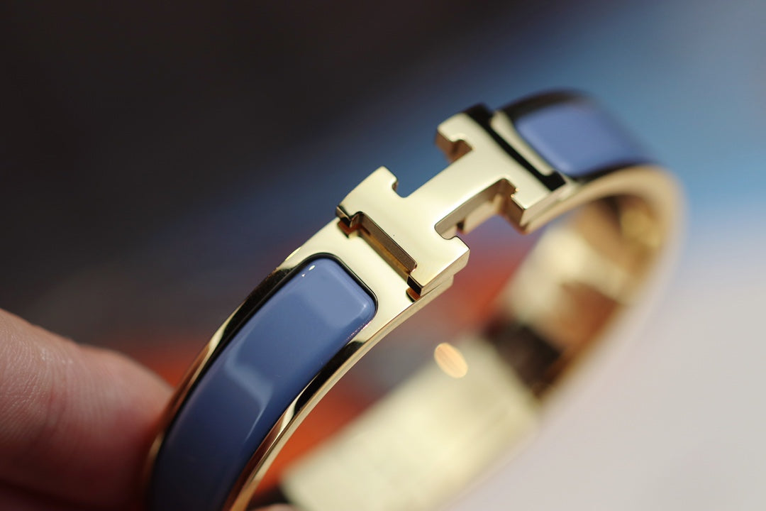 [⭐Novea]H BRACELET 12MM BLUE GRAY