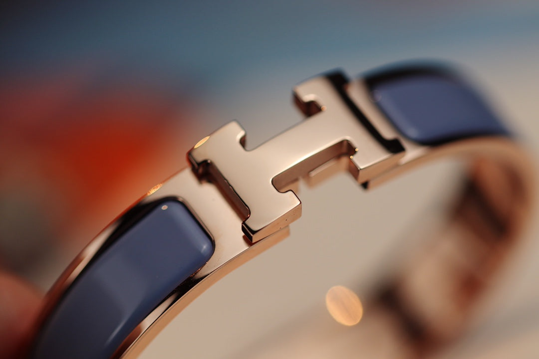 [⭐Novea]H BRACELET 12MM BLUE GRAY