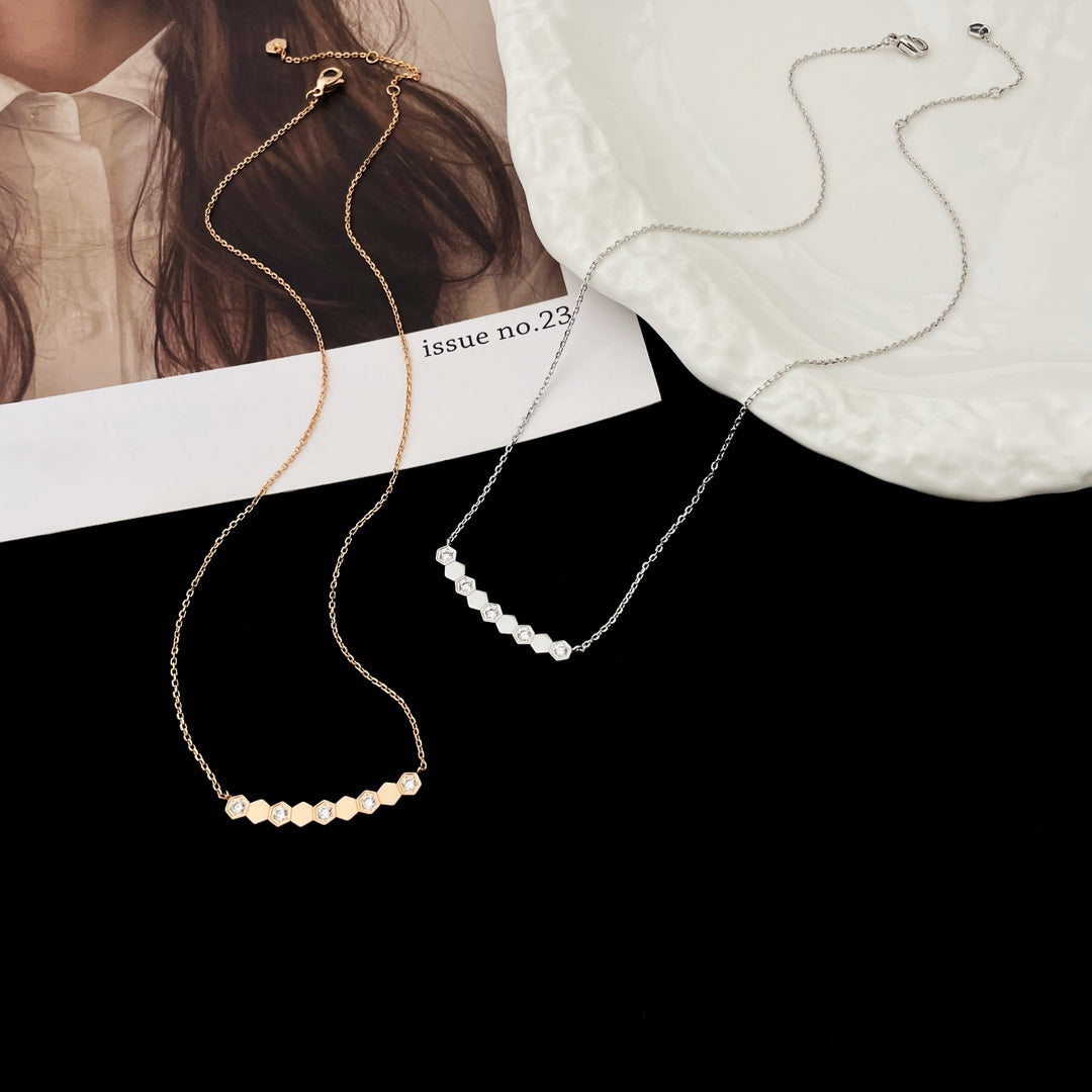 [⭐Novea]BEE MY LOVE DIAMOND NECKLACE