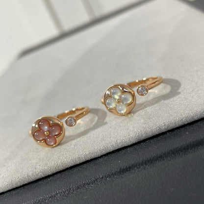 [⭐Novea]SUN 1 DIAMOND PINK MOP RING