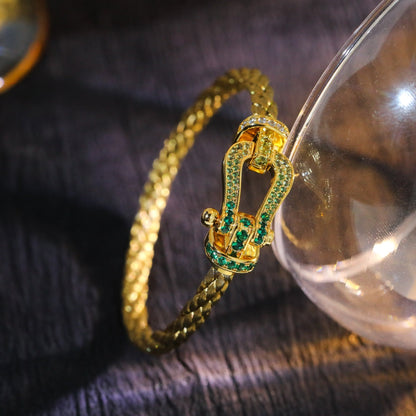 [⭐Novea]FORCE 10 GOLD GREEN DIAMOND PAVED