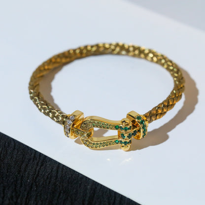 [⭐Novea]FORCE 10 GOLD GREEN DIAMOND PAVED