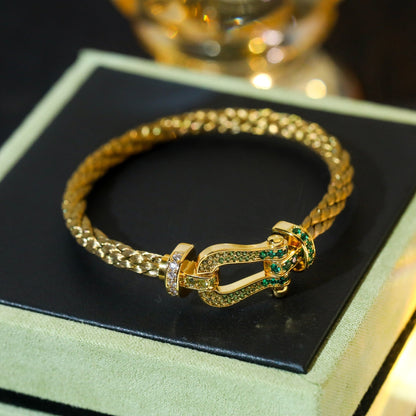 [⭐Novea]FORCE 10 GOLD GREEN DIAMOND PAVED