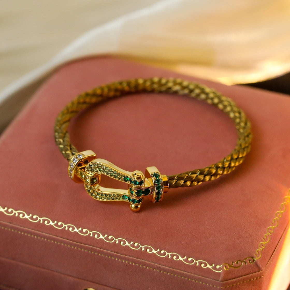 [⭐Novea]FORCE 10 GOLD GREEN DIAMOND PAVED
