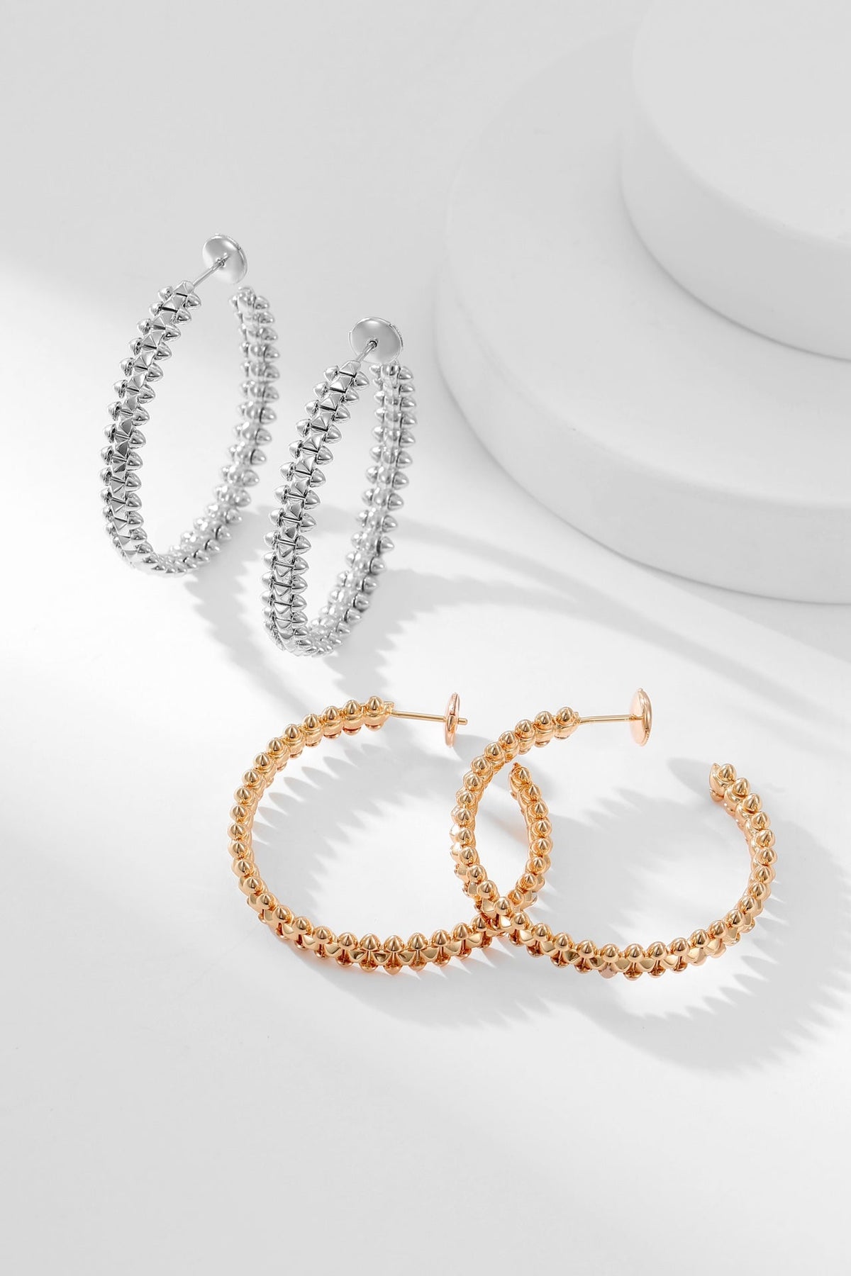 [⭐Novea]CLASH HOOP EARRINGS