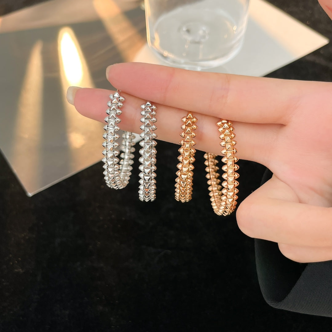 [⭐Novea]CLASH HOOP EARRINGS