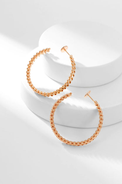[⭐Novea]CLASH HOOP EARRINGS