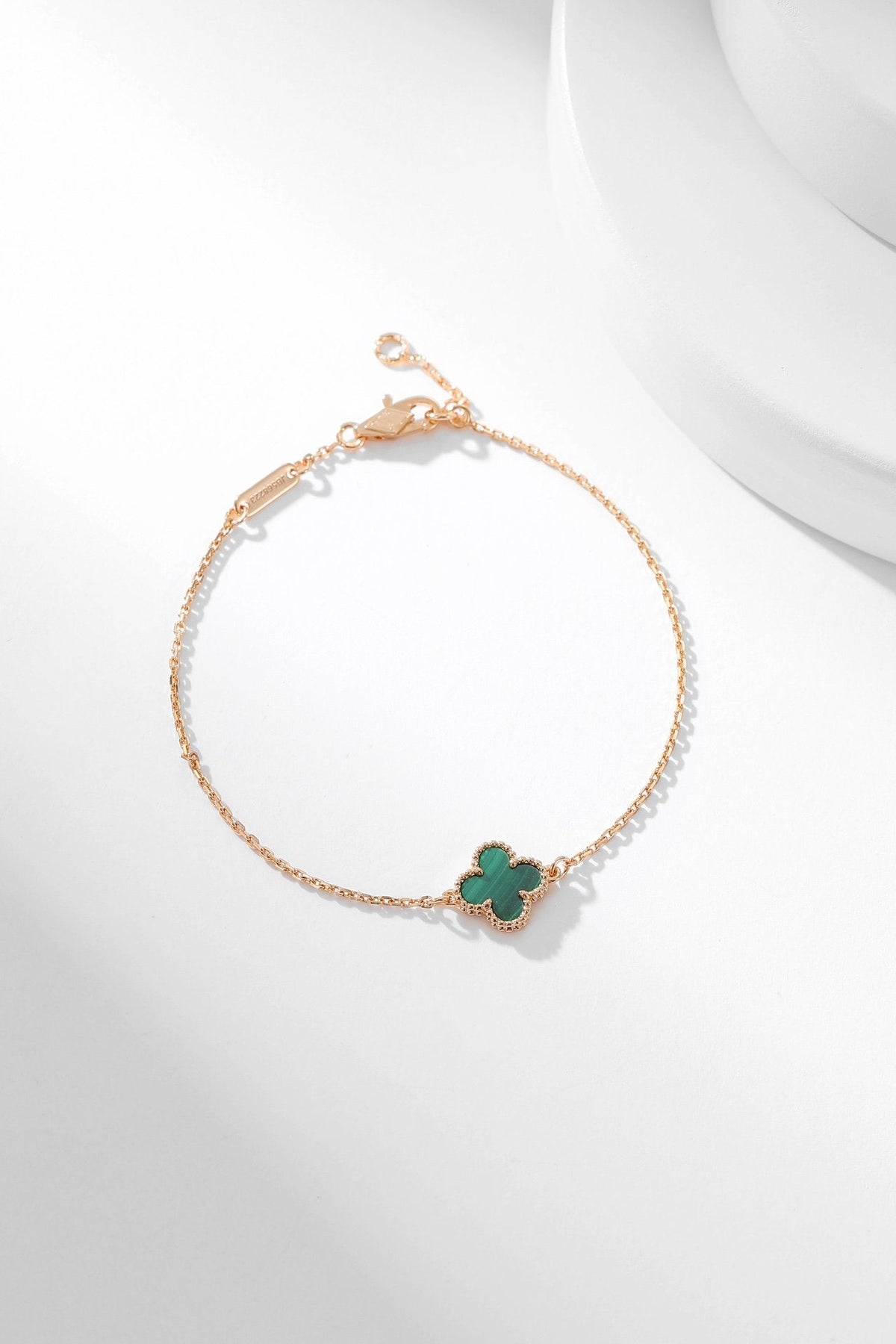 [⭐Novea]CLOVER BRACELET MALACHITE 1 MOTIF