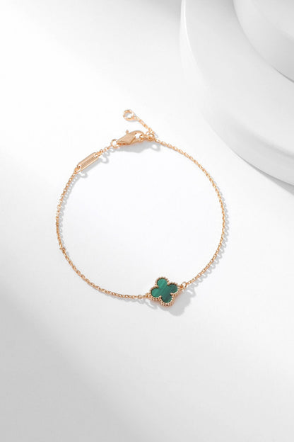[⭐Novea]CLOVER BRACELET MALACHITE 1 MOTIF