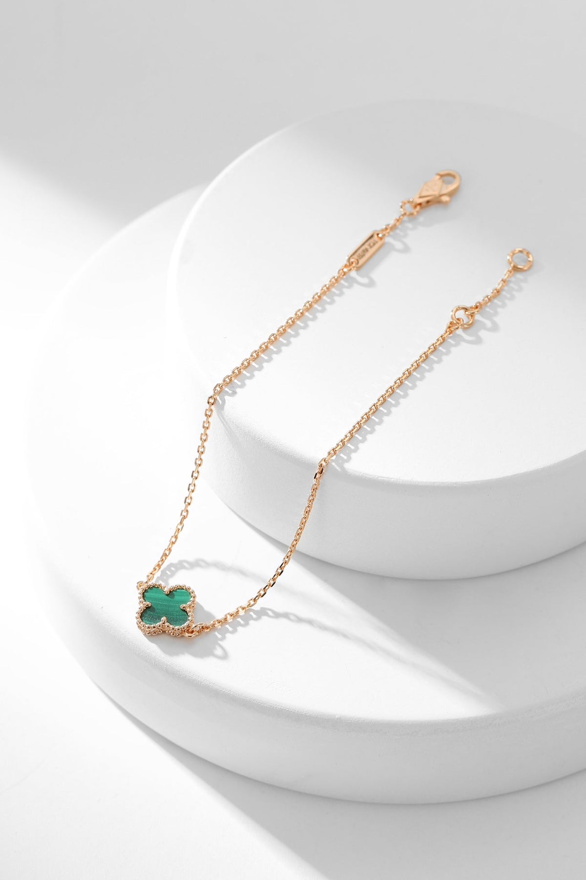 [⭐Novea]CLOVER BRACELET MALACHITE 1 MOTIF