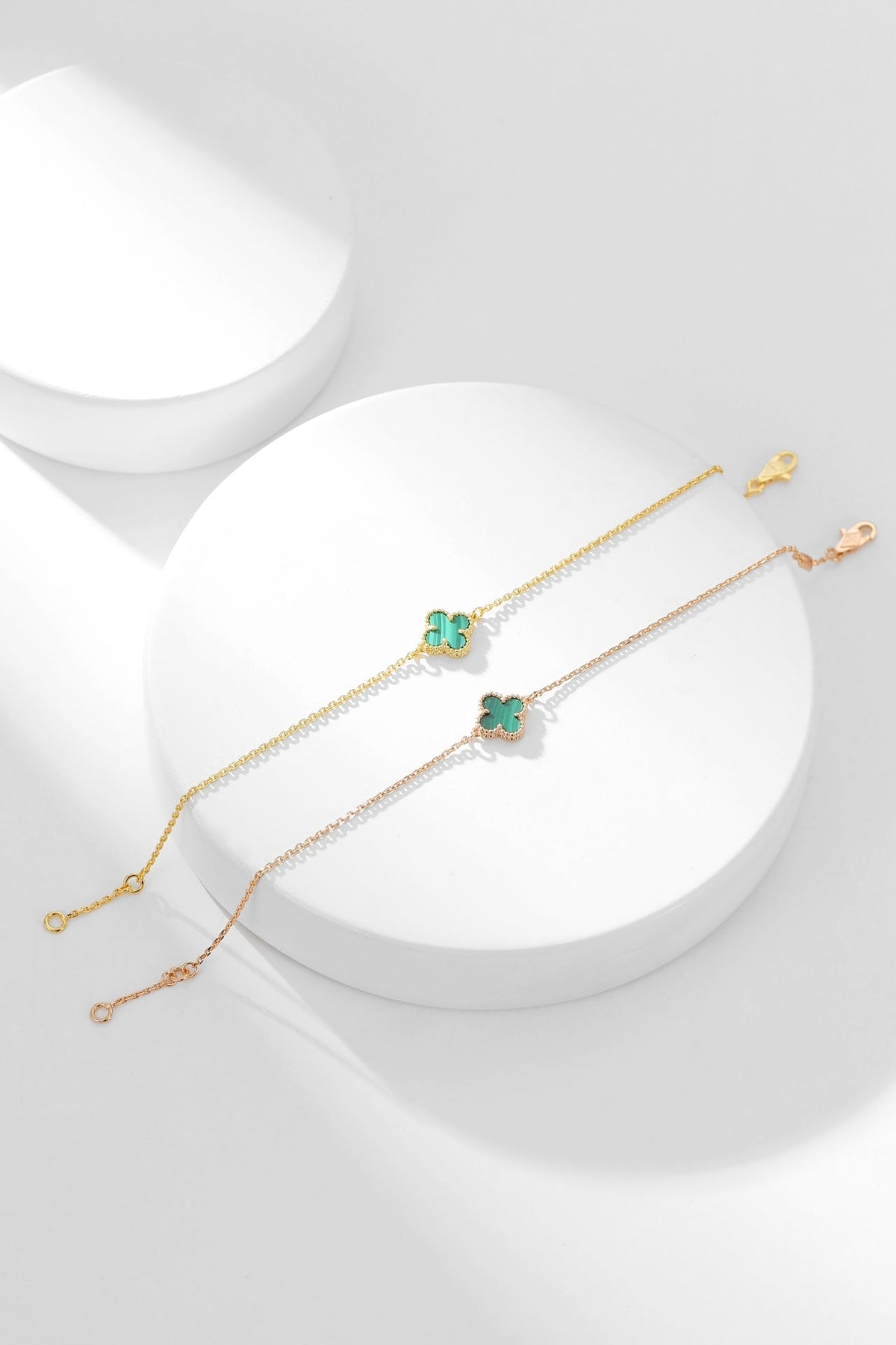 [⭐Novea]CLOVER BRACELET MALACHITE 1 MOTIF