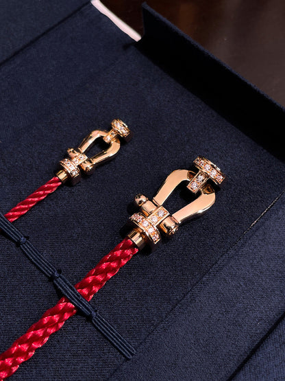 [⭐Novea]FORCE 10 HALF DIAMOND PINK GOLD RED CORDERI LARGE AND MEDIUM MODEL