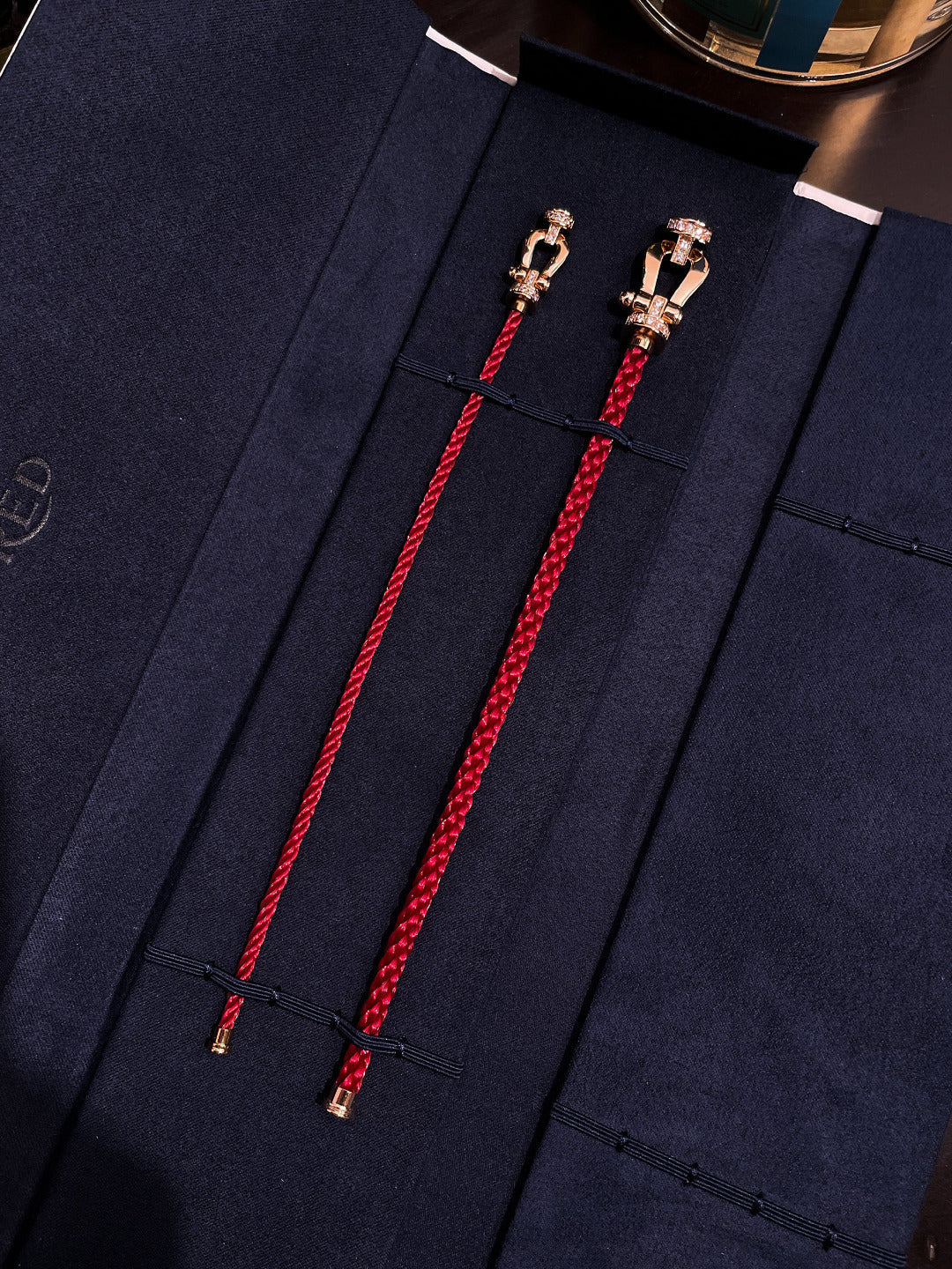 [⭐Novea]FORCE 10 HALF DIAMOND PINK GOLD RED CORDERI LARGE AND MEDIUM MODEL