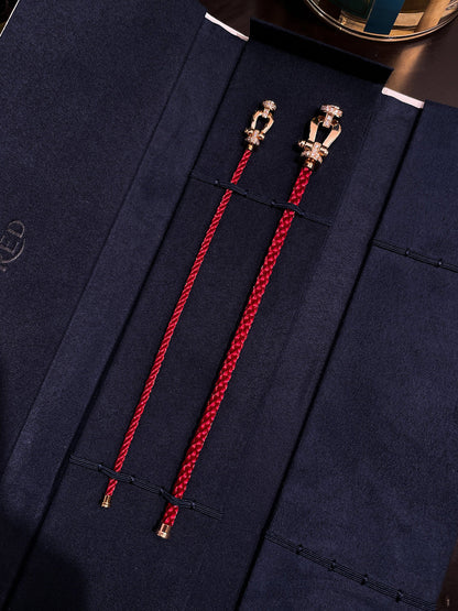 [⭐Novea]FORCE 10 HALF DIAMOND PINK GOLD RED CORDERI LARGE AND MEDIUM MODEL