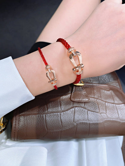 [⭐Novea]FORCE 10 HALF DIAMOND PINK GOLD RED CORDERI LARGE AND MEDIUM MODEL
