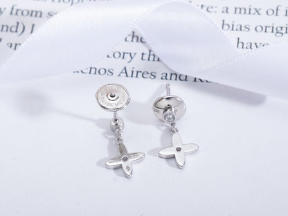 [⭐Novea]VIDYLLE SILVER DIAMOND MINI DROP EARRINGS