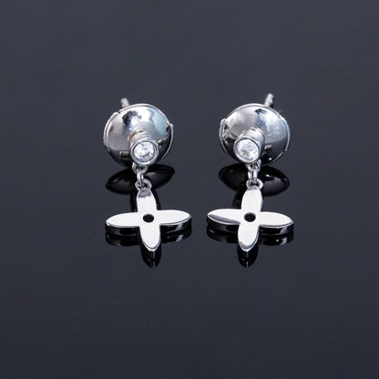 [⭐Novea]VIDYLLE SILVER DIAMOND MINI DROP EARRINGS