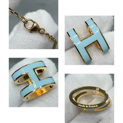[⭐Novea]POP H SKY BLUE NECKLACE