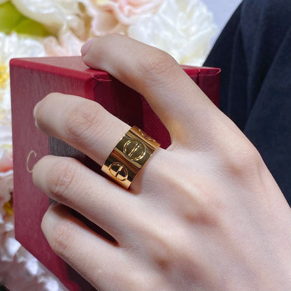 [⭐Novea]LOVE 11MM LARGE RING