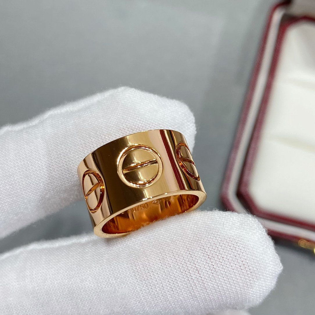 [⭐Novea]LOVE 11MM LARGE RING