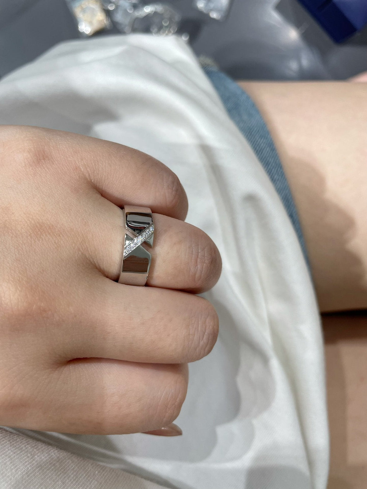 [⭐Novea]LIENS EVIDENCE DIAOMOND RING