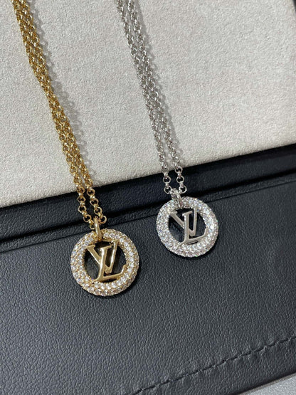 [⭐Novea]BY NIGHT DIAMOND PAVED NECKLACE