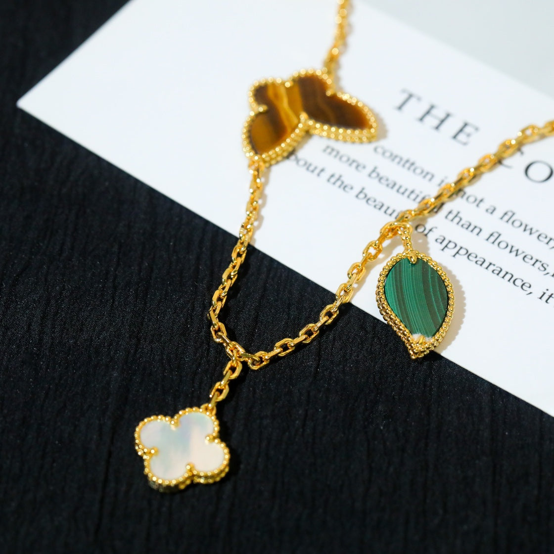 [⭐Novea]LUCKY SPRING 5 MOTIF GOLD BRACELET